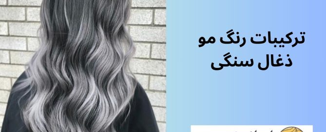 ترکیبات رنگ مو ذغال سنگی